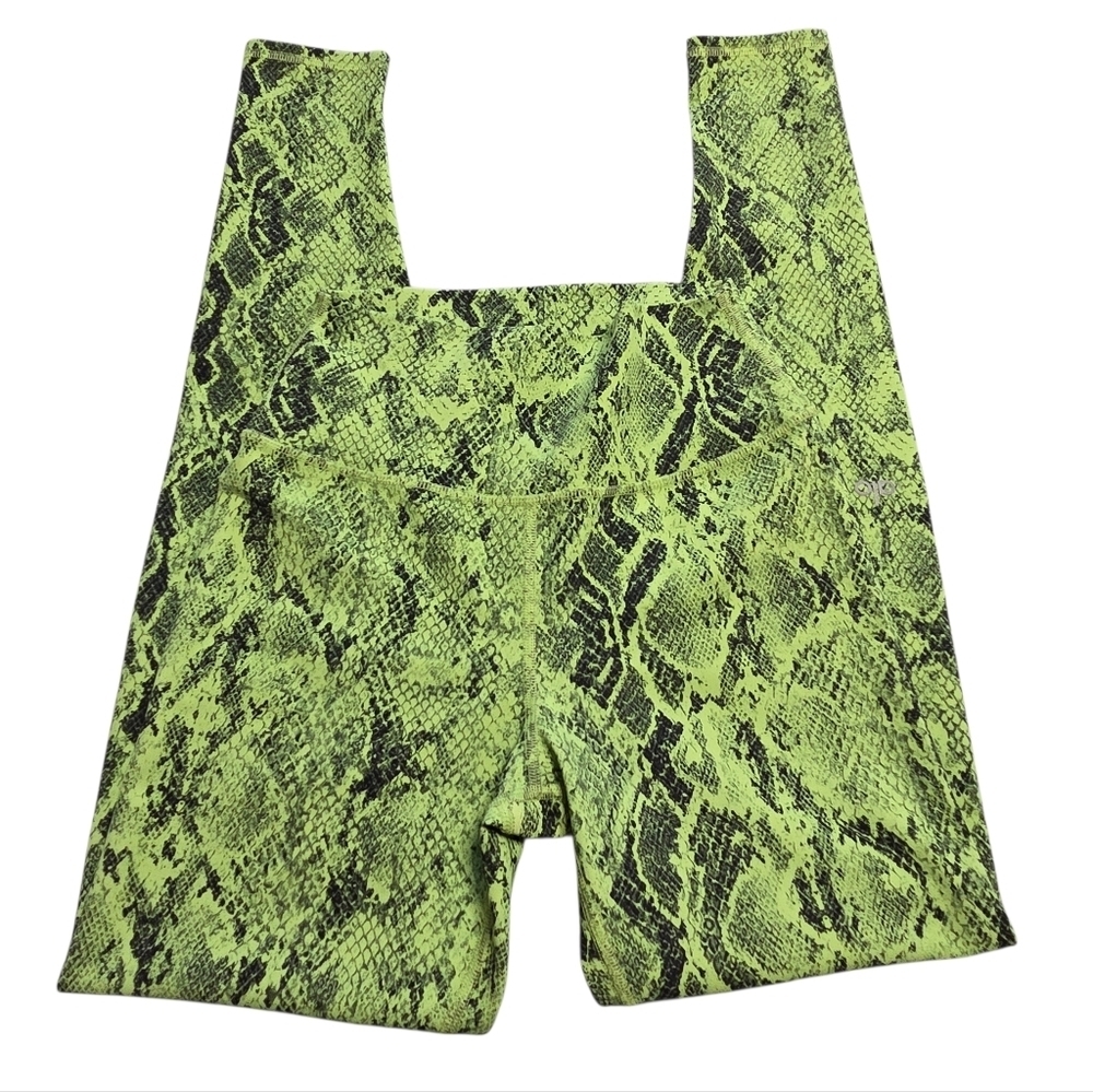 Alo Yoga Snakeskin Vapor Leggings Green Size Small - Picture 4 of 12